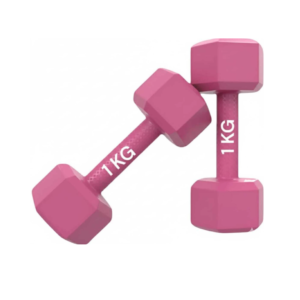 Sahib trader PINK 1 KG HEX DUMBBELL
