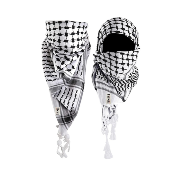 Digniti Self Design Pure Cotton Men & Women White Fancy Scarf