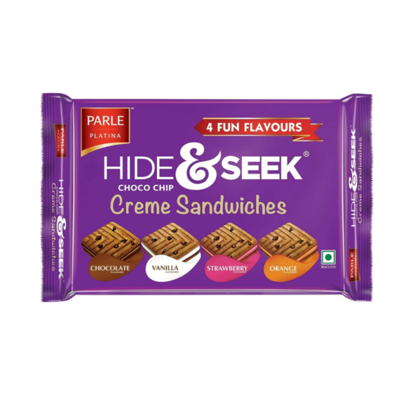 PARLE Hide and Seek Sandwich Cream Cracker Biscuit